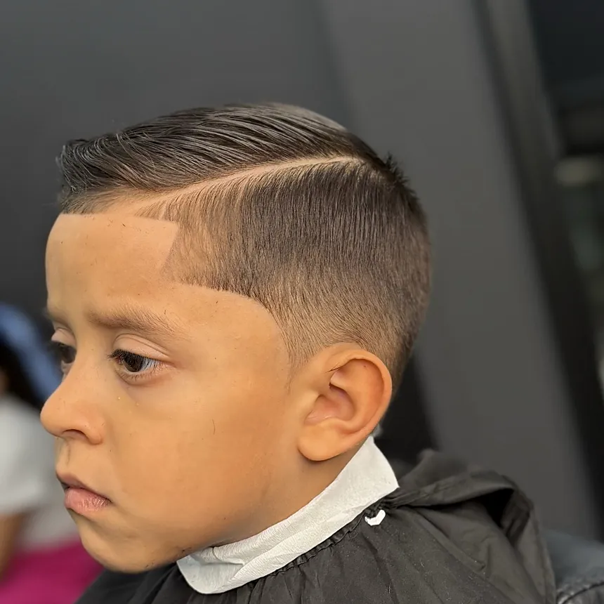 Corte de niño hecho en Jowel Barber Studio, barbería en L'Hospitalet